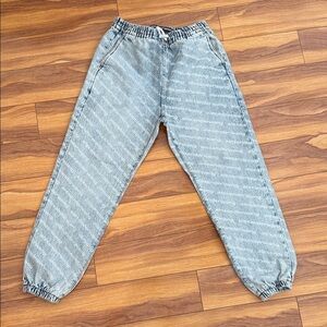 Alexander Wang Light Blue High Rise Jeans